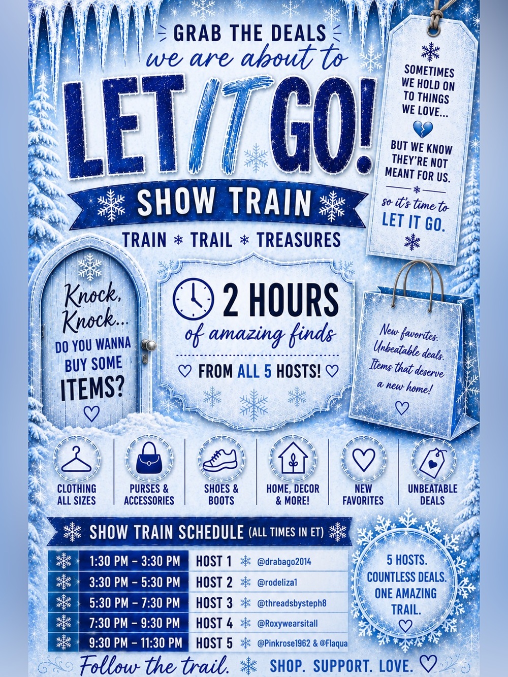Unlisted 7/24 Let It Go Train Show- look what you got!!!